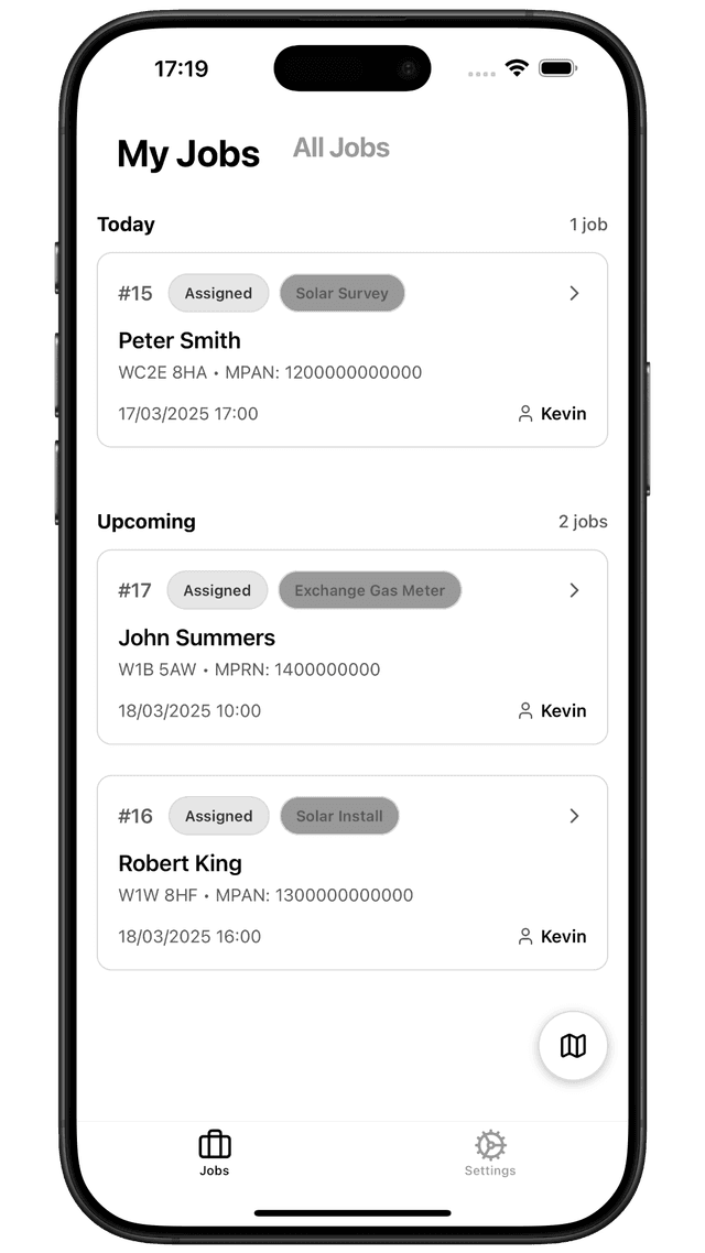 Shocking Energy Mobile App